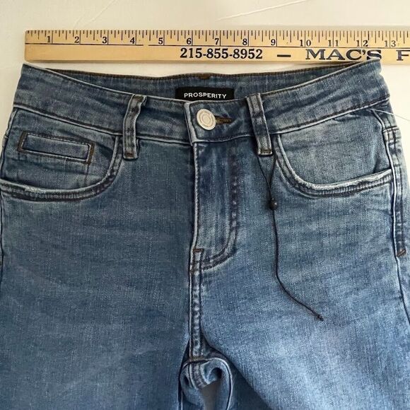 Prosperity Womens Jeans Size 25 Blue Mid Rise Ankle Stretch Skinny Denim NEW! - Picture 12 of 15